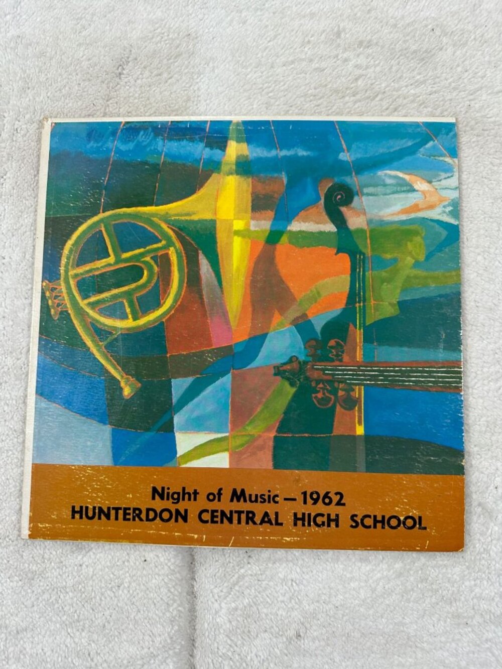 1962 Night Of Music LP Hunterdon Central High School Choir/Band Red Vinyl 33 RPM
